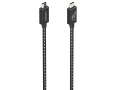 Cable USB 4.0 Tipo-C Aisens A156-0866/ USB Tipo-C Macho - USB Tipo-C Macho/ Hasta 240W/ 40Gbps/ 50cm - Gris