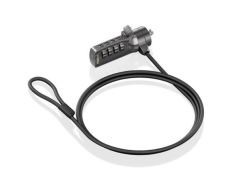 Cable de Seguridad para Portátiles Aisens ASLK-D40N03-BK - 1.5m
