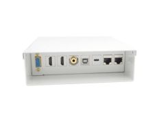 Caja de Conexiones Aisens A127-0720 - VGA - 2x HDMI - Jack 3.5 - USB Tipo-C - USB - 2x RJ45