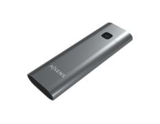 Caja Externa para Disco SSD M.2 NVMe Aisens ASM2-021GR/ USB 3.1 Gen2 - Sin Tornillos