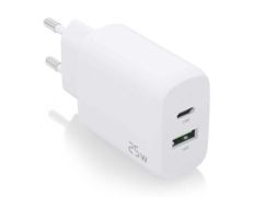 Cargador de Pared Aisens A110-0758 con 1xUSB Tipo-C y 1xUSB