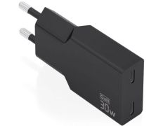 Cargador de Pared Aisens A110-1006 GaN 30W 2xUSB Tipo-C