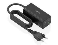 Cargador Sobremesa GaN Aisens ASCH-100W4P054-BK - 3xUSB Tipo-C/ 1xUSB