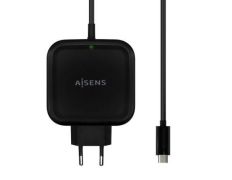 Cargador de Pared Aisens ASCH-1PD65WL-BK con USB Tipo-C