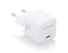 Cargador de Pared GaN Aisens ASCH-25W1P012-W/ Tipo-C USB 1x
