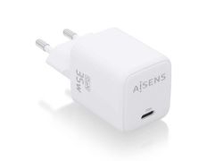 Cargador de Pared GaN Aisens ASCH-35W1P016-W/ 1xUSB Tipo-C