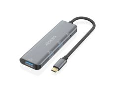 Hub USB Tipo-C Aisens A109-0762 3xUSB 1xUSB Tipo-C