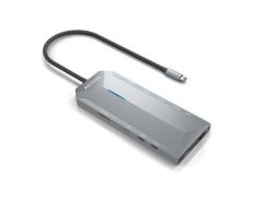 Docking USB Tipo-C Aisens ASUC-12P005-GR con 2xHDMI 4K, 3xUSB, 2xUSB Tipo-C, RJ45, Audio, Lector Tarjetas, Jack, USB Tipo-C PD