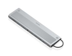 Docking USB Tipo-C Aisens ASUC-12P020-GR/ 2xHDMI 4K/ 3xUSB/ 1xUSB Tipo-C/ 1xRJ45/ 1xDisplayPort/ 1xLector Tarjetas/ 1xUSB Tipo-C PD