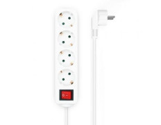 Regleta Aisens A154-0649 con Interruptor - 4 Tomas de Corriente - Cable 1.4m