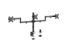 Soporte de Mesa para 3 Monitores Aisens DT27TSR-281 Giratorio e Inclinable