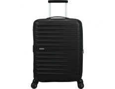 Maleta de Cabina American Tourister FastForward Spinner Expansible 55cm/ 55x40x23cm/ 4 Ruedas - Negro