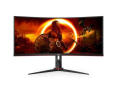 Monitor Gaming Ultrapanorámico Curvo AOC 34" WQHD 1ms 180Hz VA