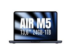 MACBOOK AIR APPLE 13'' M5 24GB 10CORE GPU MEDIANOCHE 1TB - Medianoche