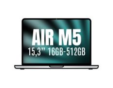 Apple Macbook Air M5 10-Core CPU 16GB 512GB SSD 10-Core GPU 15,3"