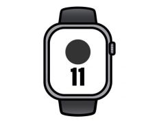 APPLE WATCH Series 11 GPS 46mm Espacial Gris Caja Correa Negra S/M - M)