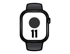 Apple Watch Series 11 Negro Azabache 42mm - GPS y Cellular - Correa Deportiva Negra