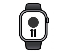 Apple Watch Series 11 Gris Espacial 42mm GPS Cellular Correa Deportiva Negra