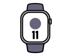 Apple Watch Series 11 Plata 42mm GPS Cellular Correa Deportiva Púrpura (S)