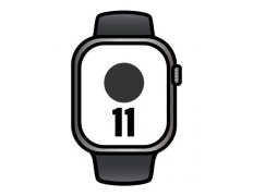 Apple Watch Series 11 Titanio Natural 42mm GPS Cellular Correa Deportiva Negra