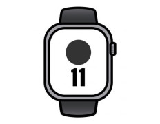 Apple Watch Series 11 Aluminio Gris Espacial 46mm GPS Cellular Correa Deportiva Negra