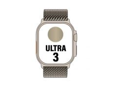 APPLE WATCH ULTRA 3 CAJA TITANIO NATURAL 49mm CORREA LOOP MILANESE NATURAL M - Correa Milanese M