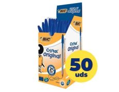 Caja de Bolígrafos Bic Cristal Original de Tinta de Aceite - 50 unidades