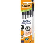 Caja de Bolígrafos Bic Cristal Original de Tinta de Aceite - 5 unidades