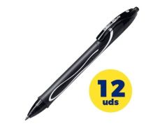 Tinta de Gel Retráctil Bic Gelocity Quick Dry - Caja de 12 Unidades