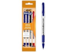 Bolígrafos de Tinta de Gel Retráctil Bic Gelocity Stic 992599/ 4 unidades