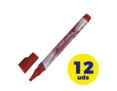 Caja de Rotuladores Bic Velleda 902089 para Pizarra - Punta Redonda - 1.5mm - 12 unidades
