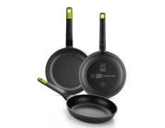 Pack de 3 Sartenes BRA Gastro Ø20cm/ Ø24cm/ Ø28cm