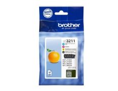 Cartucho de Tinta Brother LC-3211VAL Original Multipack - Cian/Magenta/Amarillo