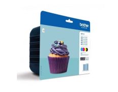Cartucho de Tinta Brother LC-123 Multipack - Cian Magenta Amarillo