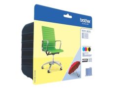 Cartucho de Tinta Brother LC-229/ LC-225XL Multipack Alta Capacidad - Cian, Magenta, Amarillo