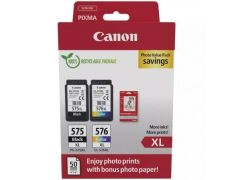Cartucho de Tinta Canon PG-575XL y CL576XL Negros - Multipack Alta Capacidad