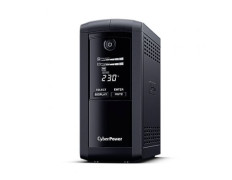 Sai Cyberpower VP1000ELCD: 1000VA-550W, Línea Interactiva, 4 Salidas