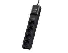 Regleta con interruptor Cyberpower P0420SUD0-DE/ 4 Tomas de corriente/ 2 USB/ Cable 1.8m