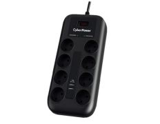 Regleta con Interruptor Cyberpower P0820SUD0-DE | 8 Tomas de Corriente y 2 USB | Cable de 1.8m