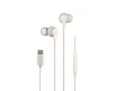 Auriculares Intrauditivos Daewoo DW2016/ con Micrófono/ USB Tipo-C - Blancos