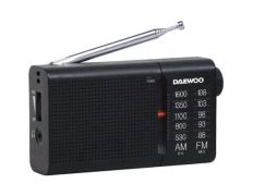 Radio Portátil Daewoo DW1119 - Compra online en Electrónica - Negra