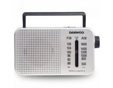 Radio Portátil Daewoo DW1122 - Compra Online en España - Plata