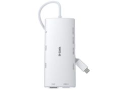 Accesorio D-Link DUP-A01: Docking USB Tipo-C con 2xHDMI 4K, 1xRJ45 y Lector de Tarjetas