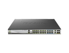 Switch D-Link Gigabit 10Gbps 24 Puertos RJ-45 PoE