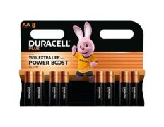 Pilas AA Duracell Plus Power Boost - Pack de 8 unidades, 1.5V