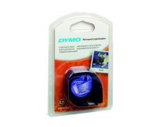 Cinta Rotuladora Adhesiva Dymo 12267 de Plástico para Letratag 12mm x 4m
