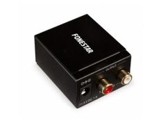 Convertidor de Audio Fonestar FO-37DA - Entrada Toslink y RCA