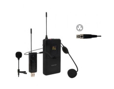 Micrófono UHF Fonestar WI-MIC de cabeza y solapa