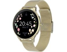 Smartwatch Forever Velora SB-306/ Notificaciones/ Frecuencia Cardíaca - Oro