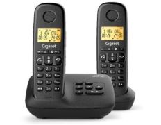 Teléfono Inalámbrico Gigaset Basic 100/ Pack DUO - Negro